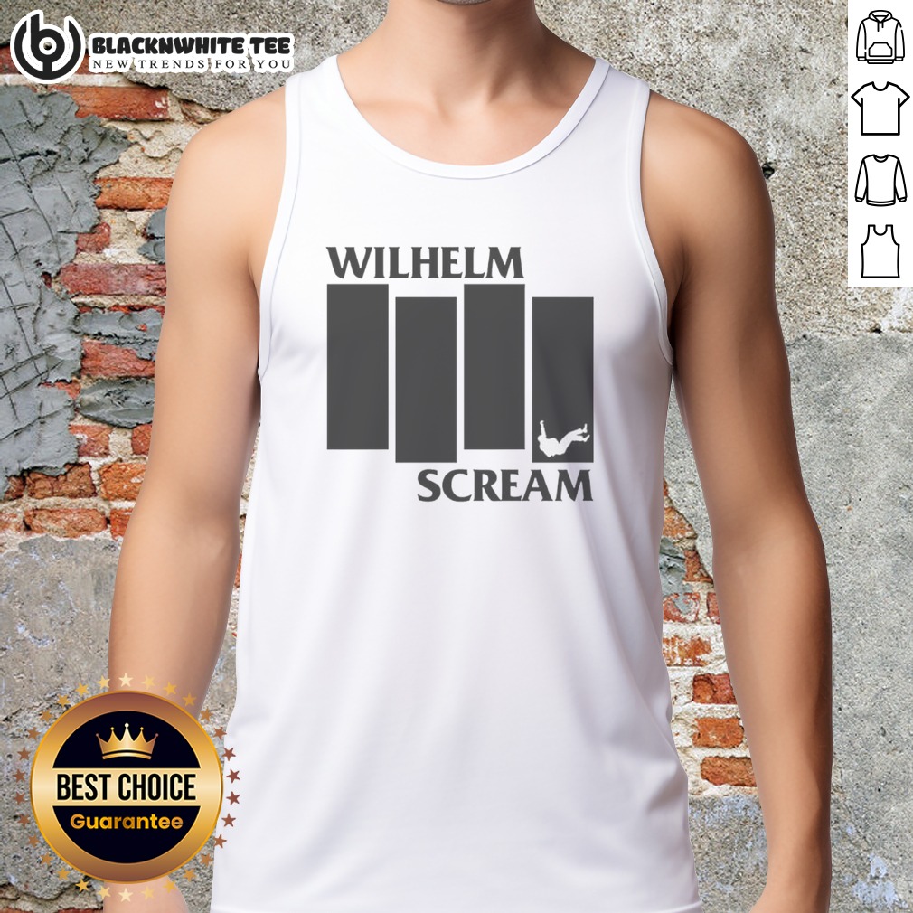 Top Wilhelm Scream Black Flag Shirt - Image 2