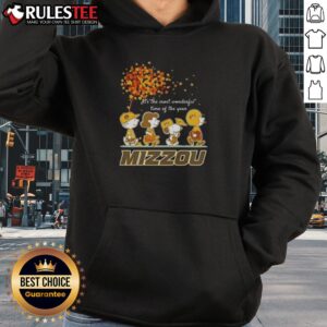 Alternative view of Awesome Peanuts It's The Most Wonderful Time Of The Year Mizzou Tigers T-Shirt