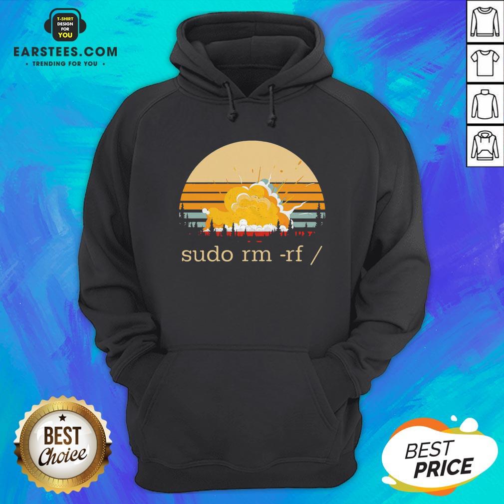 Awesome Sudo Rm Rf Vintage Shirt - Image 3