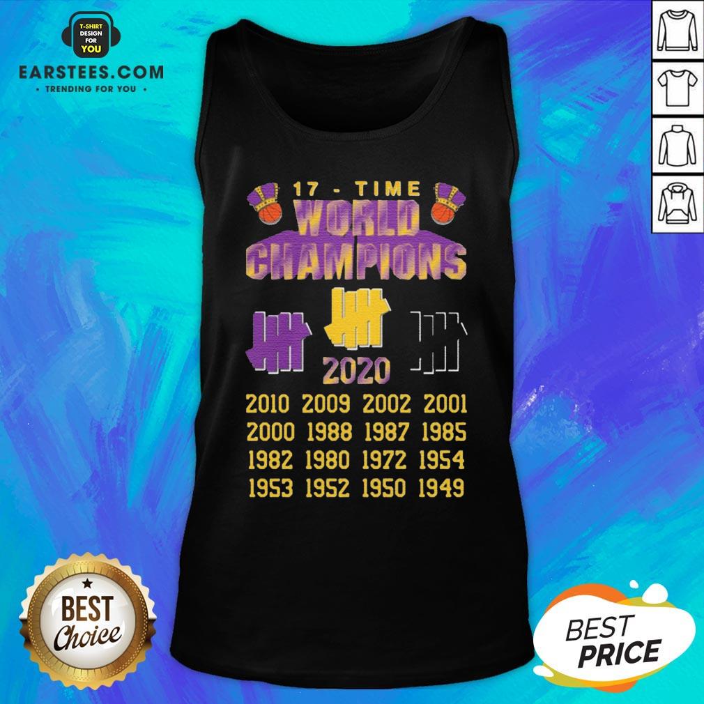 Good Undefeated Lakers 17 Time Champion Shirt - Image 5