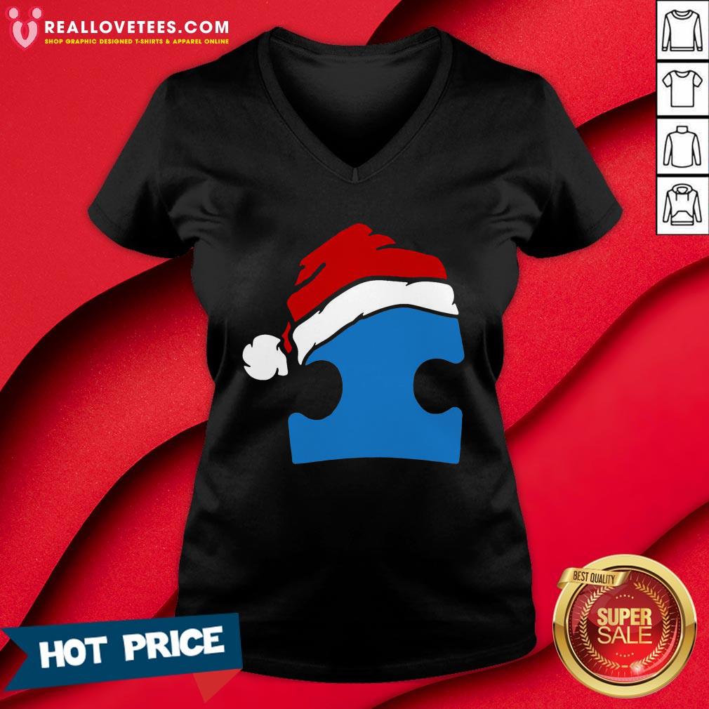 Awesome Santa Autism Christmas Shirt - Image 5