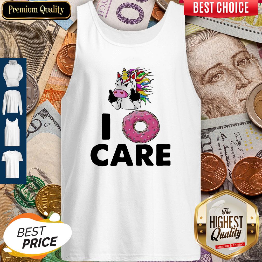 Unicorn Donut I Don’t Care Shirt - Image 3