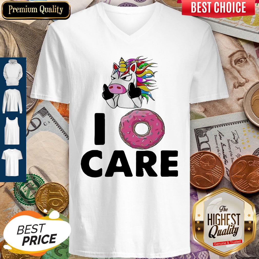 Unicorn Donut I Don’t Care Shirt - Image 2
