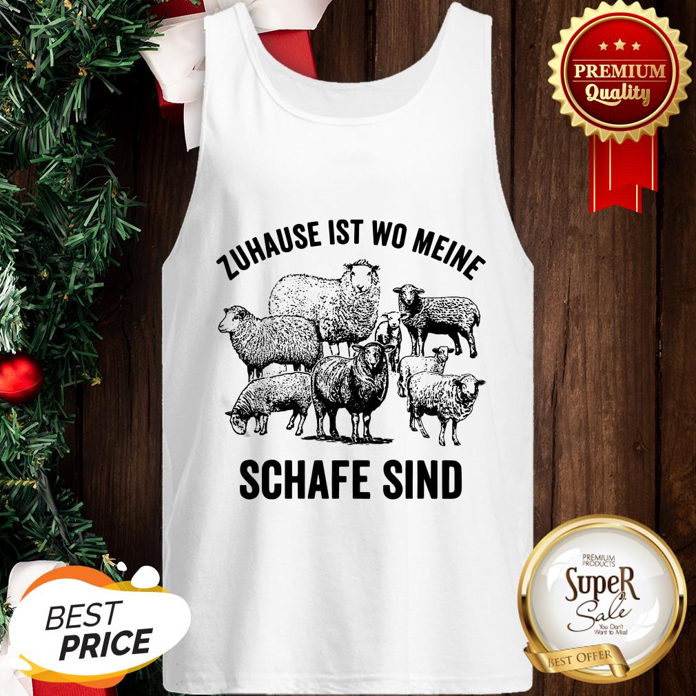 Official Zuhause Ist Wo Meine Schafe Sind Shirt - Image 3