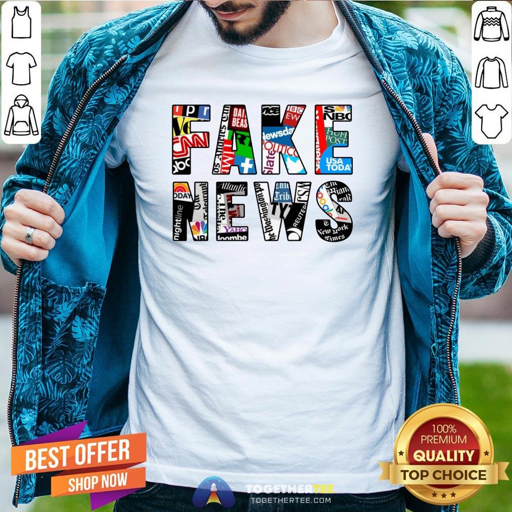 Awesome Fake News Media Shirt