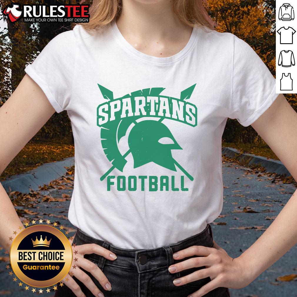 Official Spartans Logo Spears Football T-Shirt - Image 3