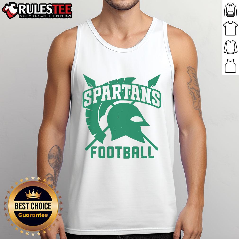 Official Spartans Logo Spears Football T-Shirt - Image 4