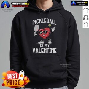 Alternative view of Top Pickleball Is My Valentine Heart Funny Valentine's Day T-Shirt