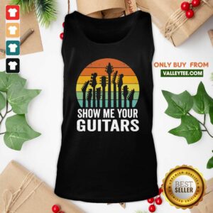 Alternative view of Luxury Show Me Your Guitars Vintage Retro Shirt
