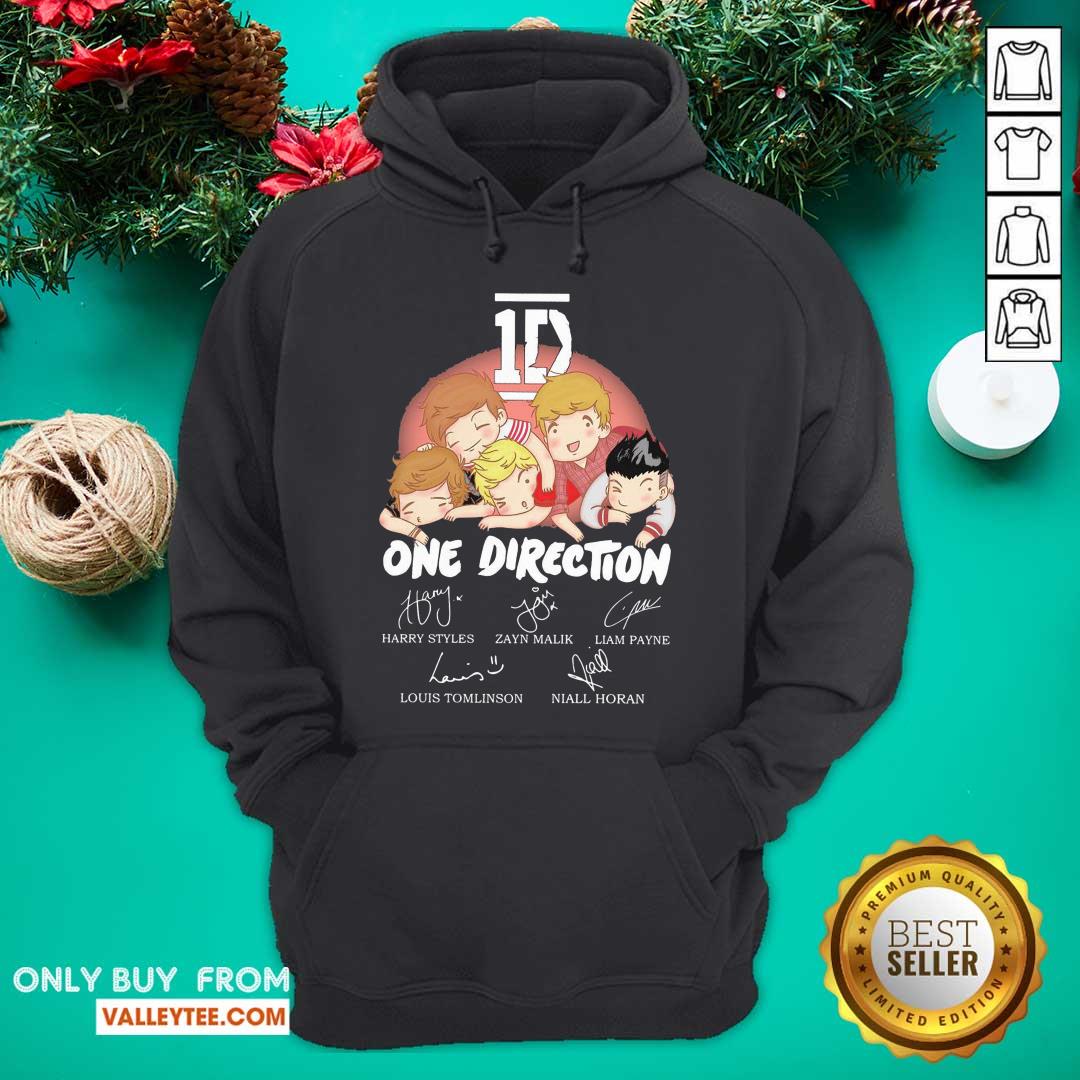 Premium 1D One Direction Chibi Signatures Shirt - Image 4