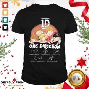 Premium 1D One Direction Chibi Signatures Shirt