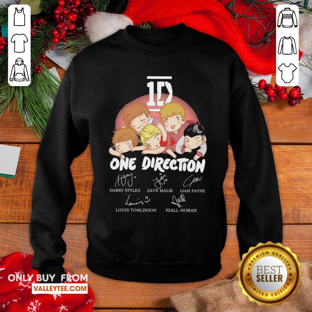 Premium 1D One Direction Chibi Signatures Shirt - Image 3