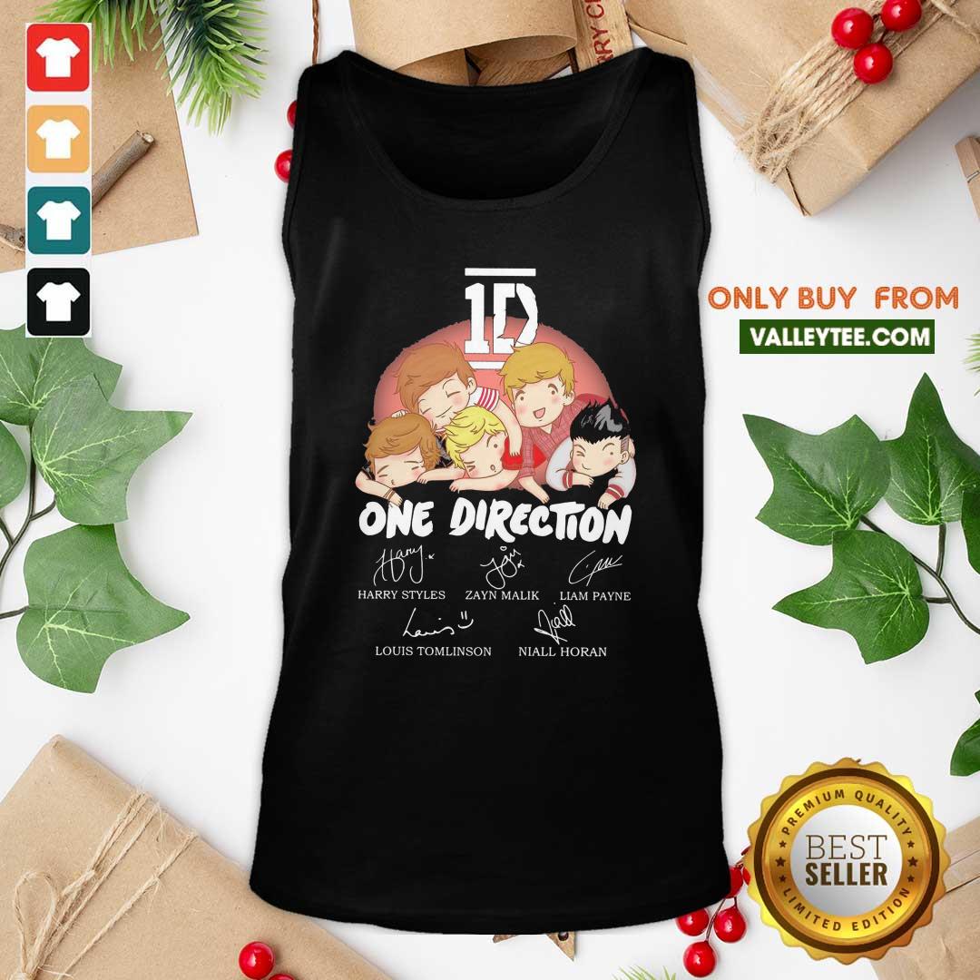 Premium 1D One Direction Chibi Signatures Shirt - Image 2