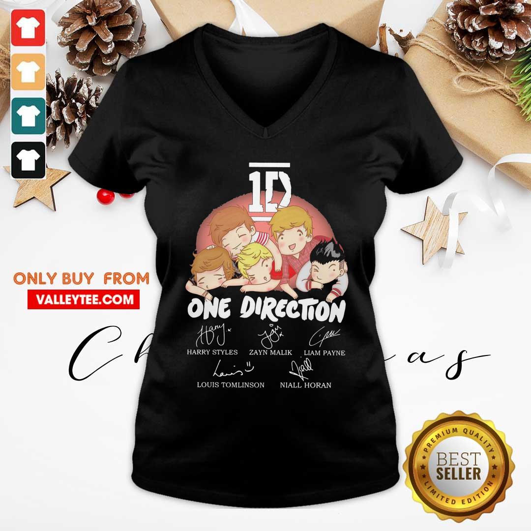 Premium 1D One Direction Chibi Signatures Shirt - Image 5