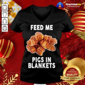 Alternative view of Beautiful Feed Me Pigs In Blankets T-Shirt