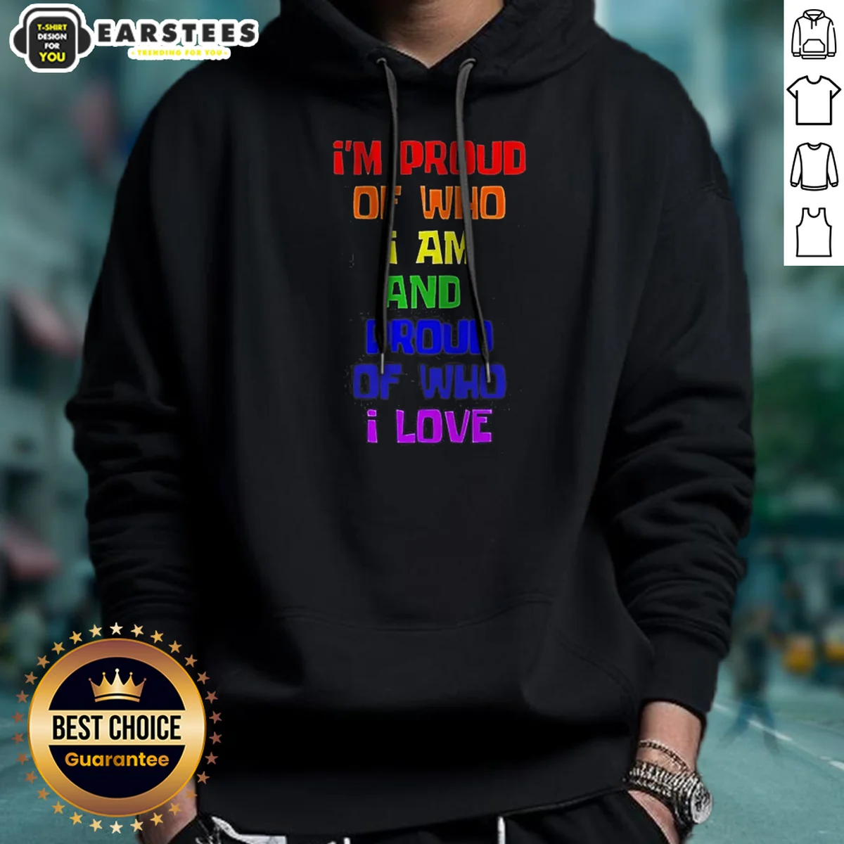 Premium I'M Proud Of WHO I Am And Proud Of WHO I Love Shirt - Image 3