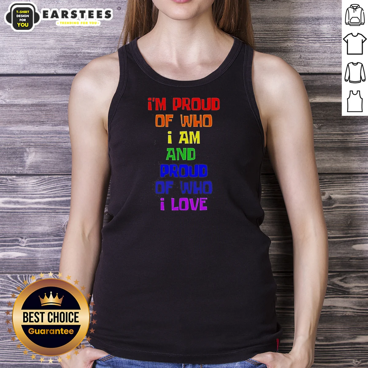 Premium I'M Proud Of WHO I Am And Proud Of WHO I Love Shirt - Image 5