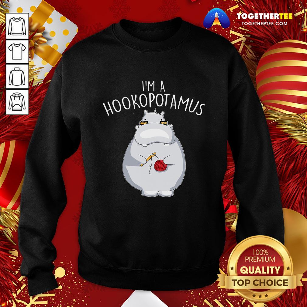 Pretty I’m A Hookopotamus Crochet Shirt - Image 4