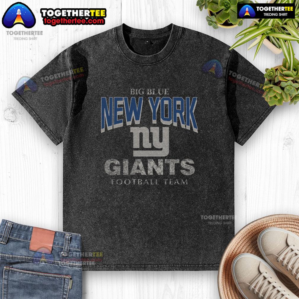 Awesome New York Giants Head On T-Shirt - Image 6