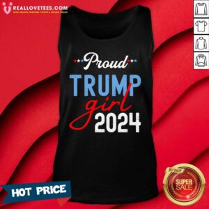 Alternative view of Hot Proud Trump Girl 2024 President Election Shirt