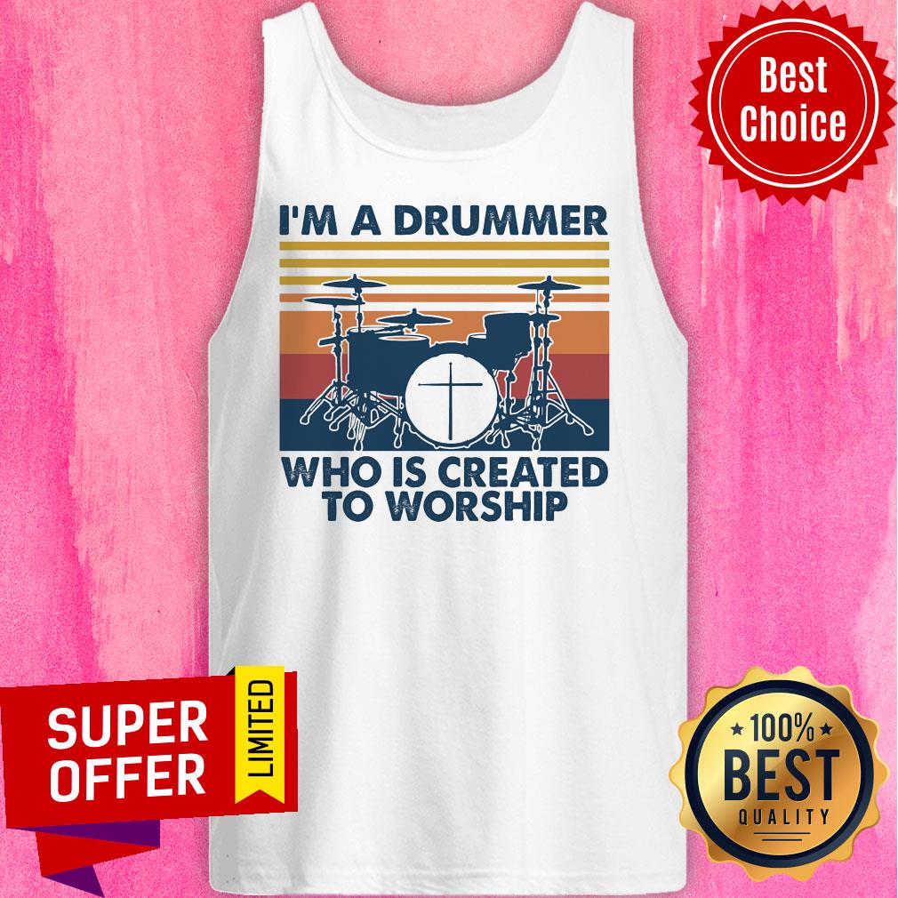 I'm A Drummer Who Is Created To Worship Shirt - Image 3