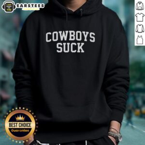 Alternative view of Nice Chiefs Vs Lions Game Wearing Cowboys Suck T-Shirt