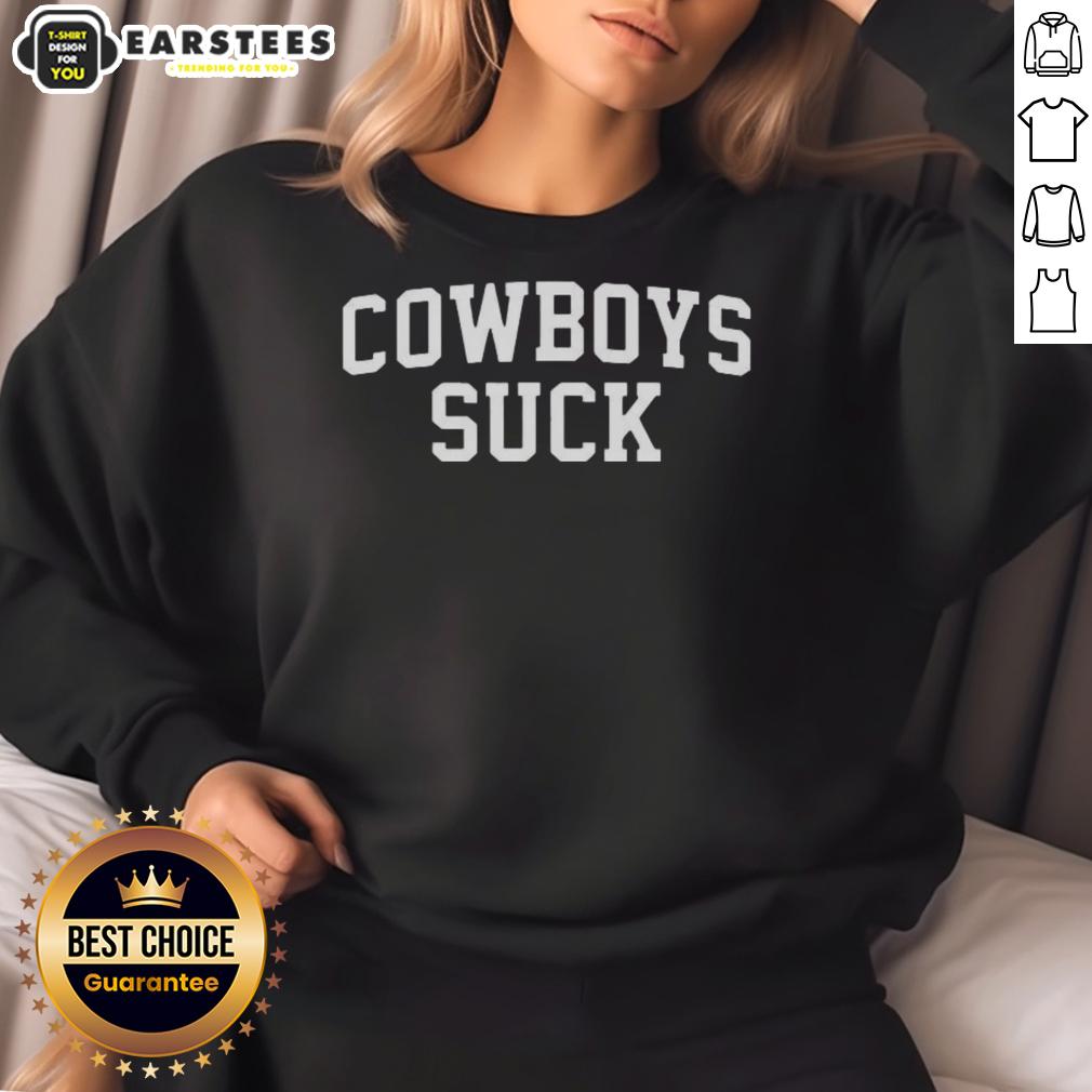 Nice Chiefs Vs Lions Game Wearing Cowboys Suck T-Shirt - Image 5