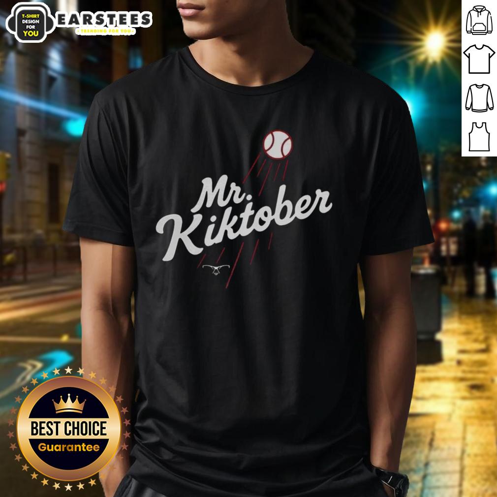 Official Mr. Kiktober Los Angeles Dodgers Baseball The Clutch Season T-Shirt