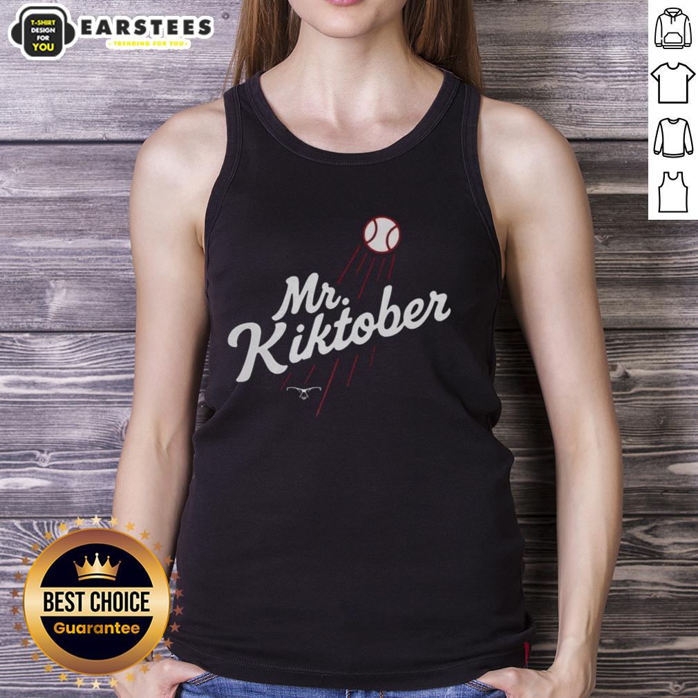 Official Mr. Kiktober Los Angeles Dodgers Baseball The Clutch Season T-Shirt - Image 4