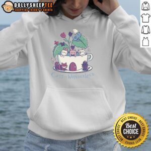 Alternative view of Pretty Alice Cats Tea Cats In Wonderland T-Shirt