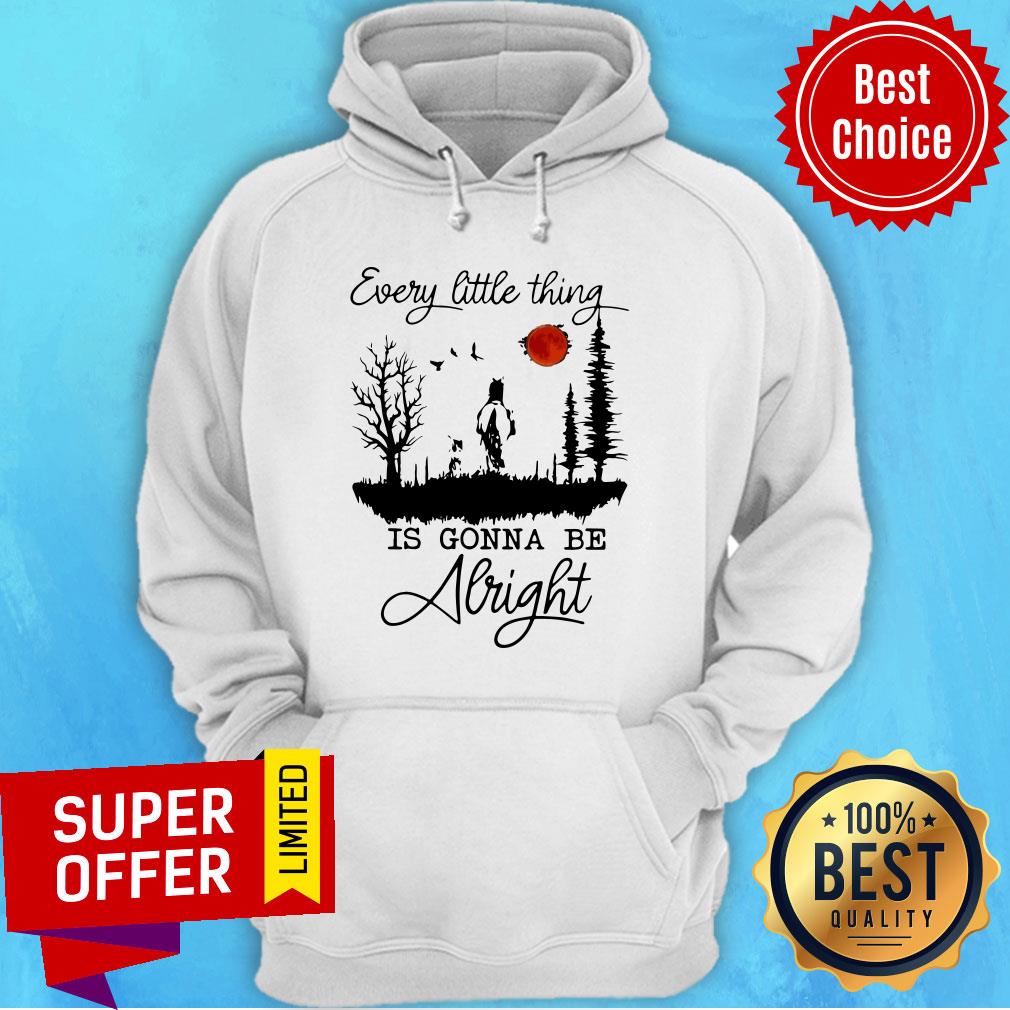 Premium Every Little Thing Is Gonna Be Alright Horse Shirt - Image 3