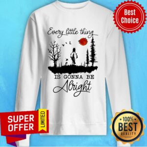 Alternative view of Premium Every Little Thing Is Gonna Be Alright Horse Shirt