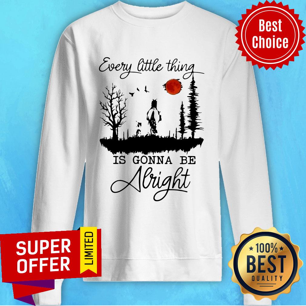 Premium Every Little Thing Is Gonna Be Alright Horse Shirt - Image 2