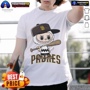 Good Labubu Charlie Brown San Diego Padres T-Shirt