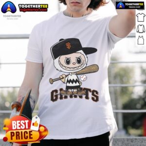 Nice Labubu Charlie Brown San Francisco Giants T-Shirt