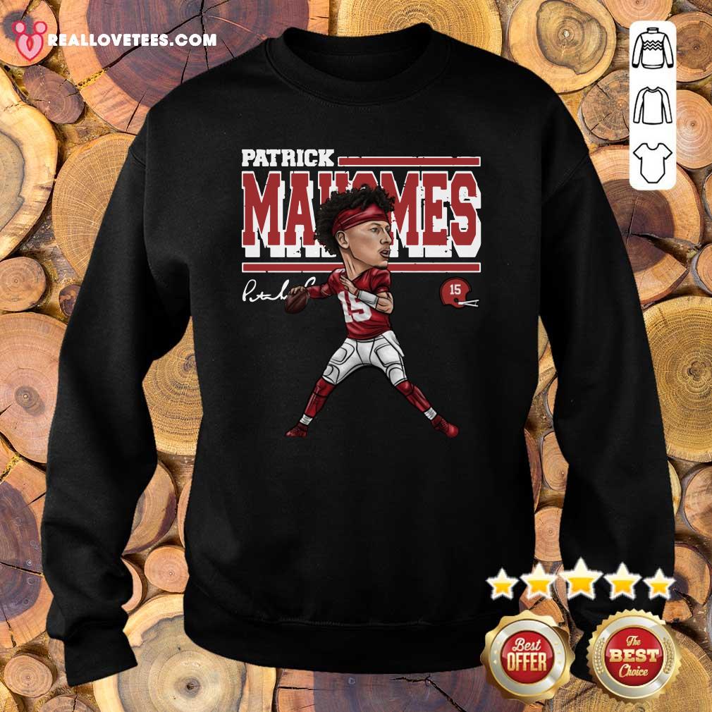 So 2021 Champion Patrick Mahomes 15 Kansas City KC Chiefs Super Bowl AFC Champions NFL Football Team Shirt - Image 5