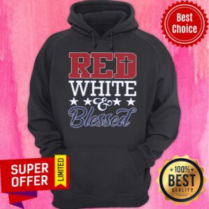 Alternative view of Nice Red White And Blessed Shirt