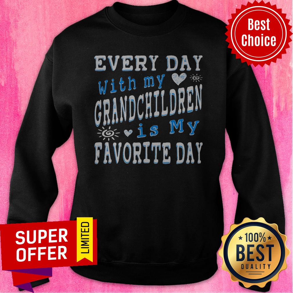 Official Every Day With My Grandchildren Is My Favorite Day Shirt - Image 2
