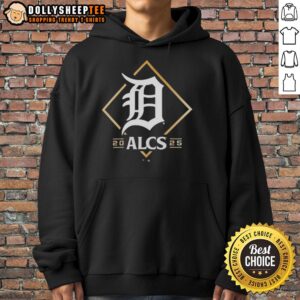Alternative view of Nice Detroit Tigers ALCS Bound 2025 T-Shirt