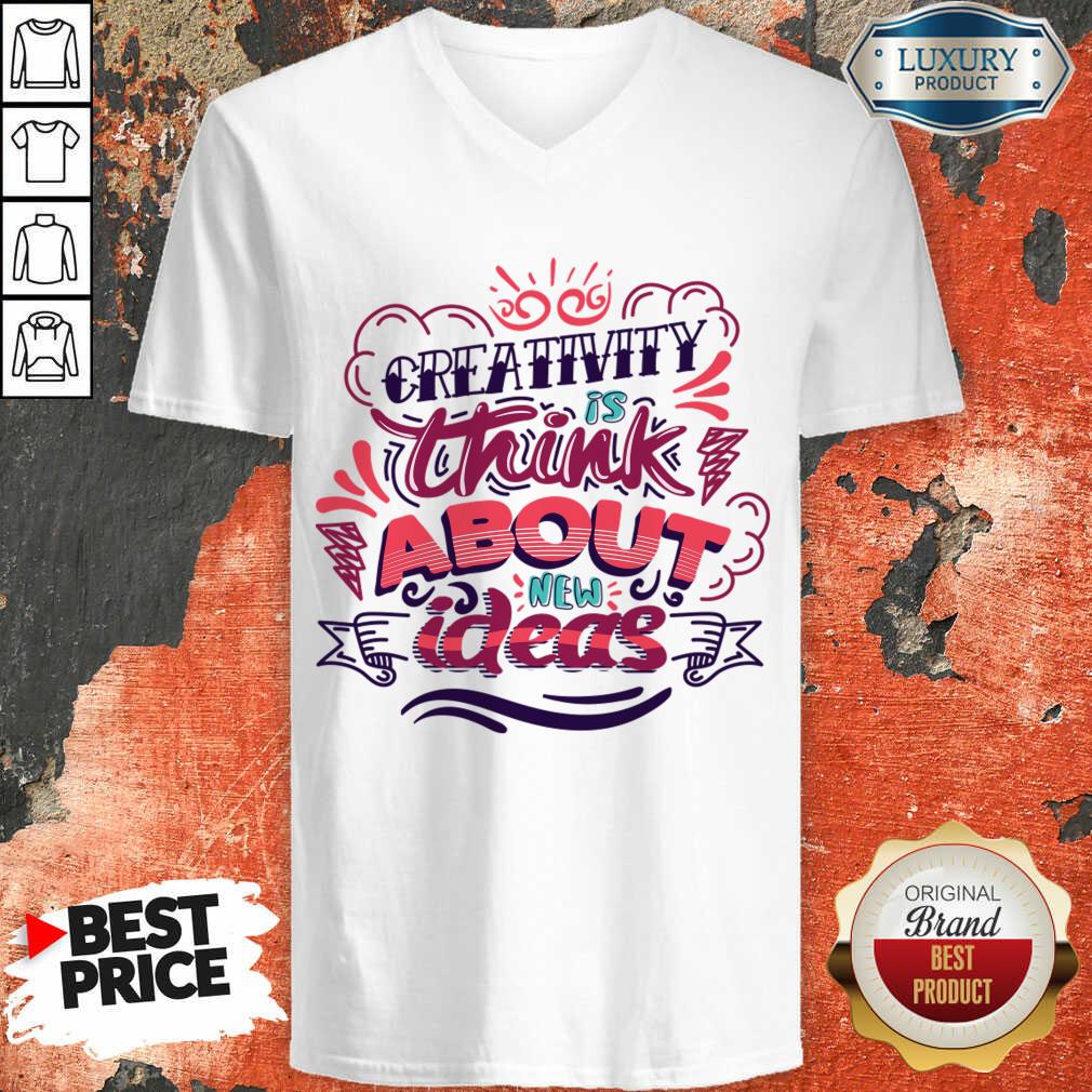 Creativity Is Think About New Ideas Shirt - Image 4
