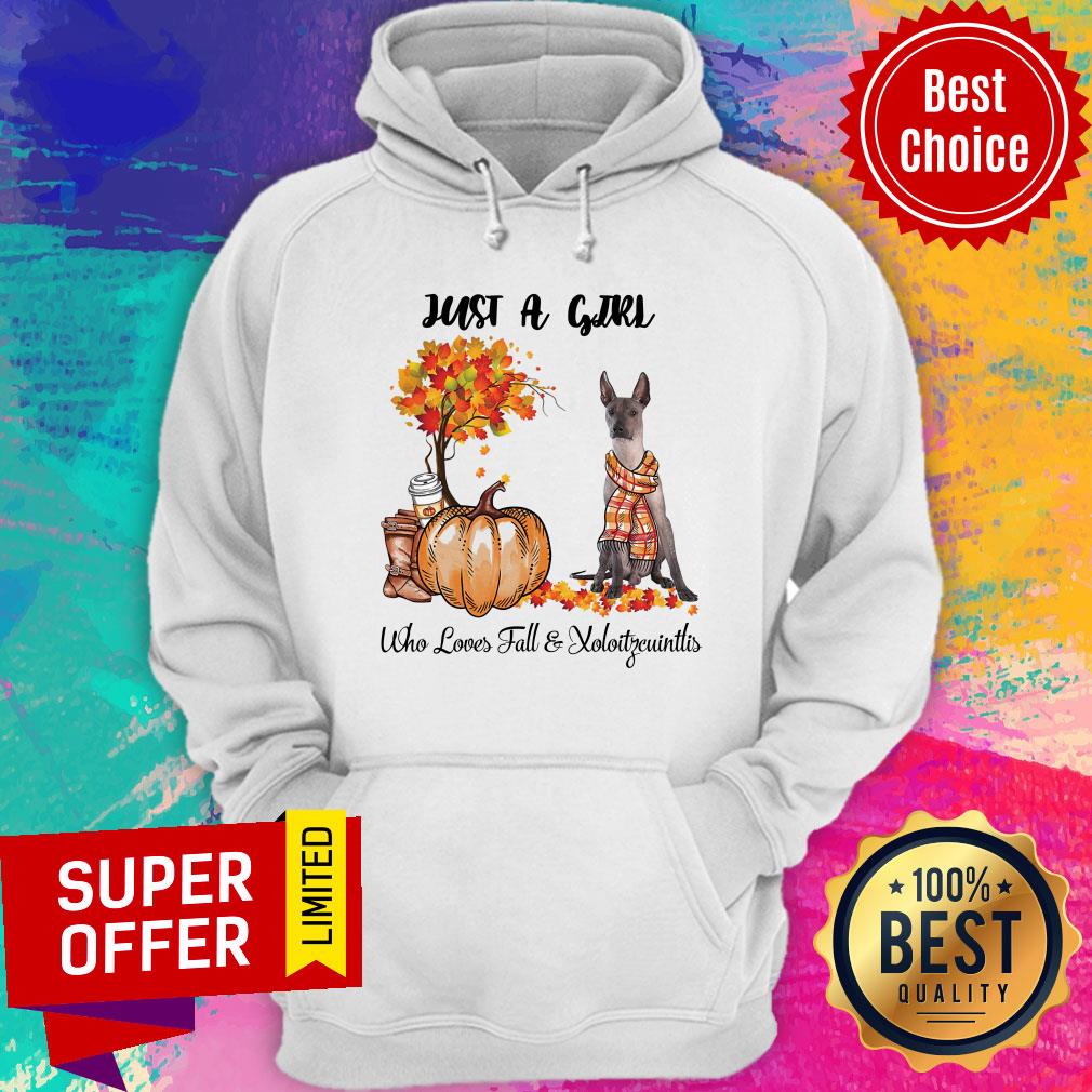 Just A Girl Who Loves Fall And Xoloitzcuintli Halloween Shirt - Image 5