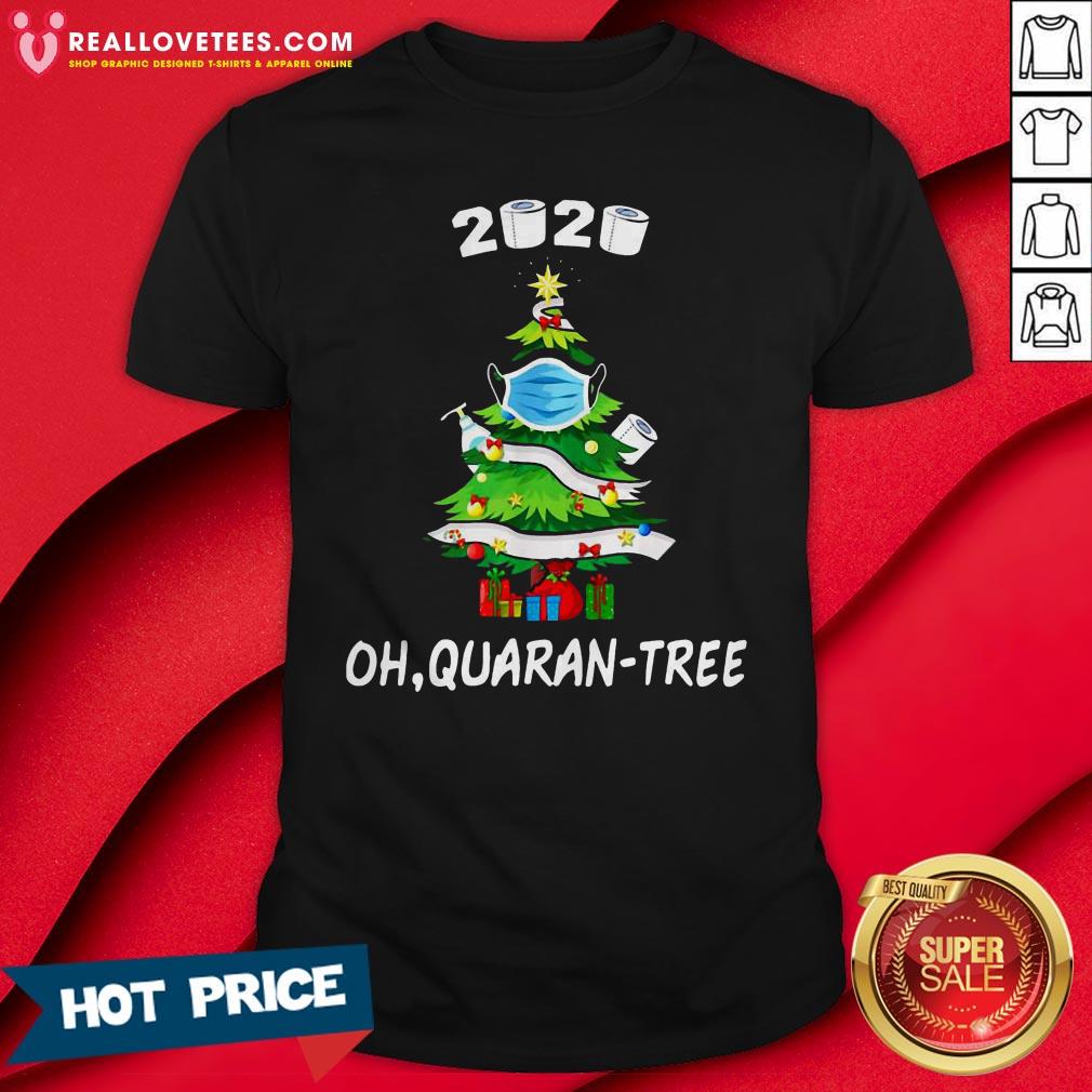 Vip 2020 Funny Quarantine Christmas Tree Ornament Mask Shirt
