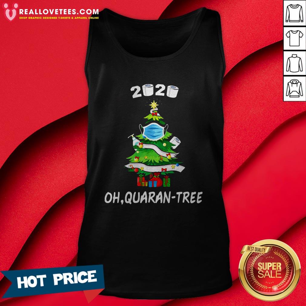 Vip 2020 Funny Quarantine Christmas Tree Ornament Mask Shirt - Image 2