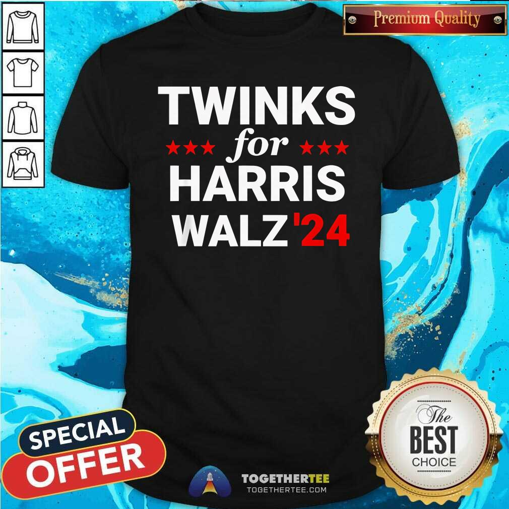 Pretty Twinks For Kamala Harris Tim Walz 2024 T-Shirt