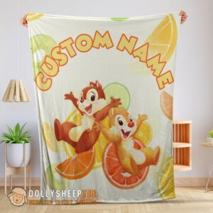 Perfect Disney Chip 'N' Dale Chip And Dale Blanket Fleece Customized Blanket