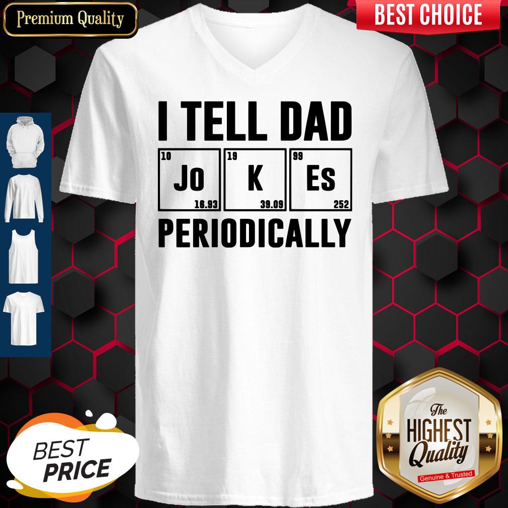 I Tell Dad Jokes Periodically Shirt Classic T-Shirt - Image 4