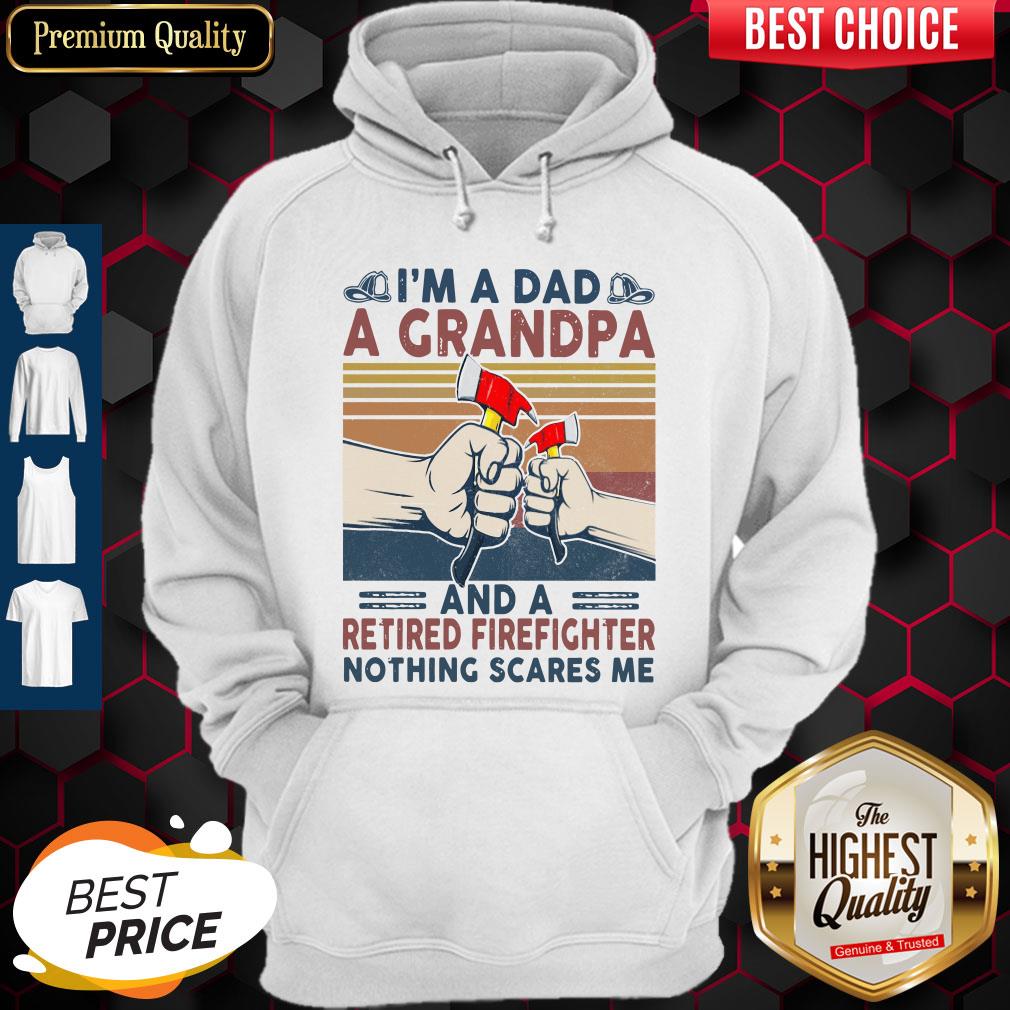 I'm A Dad A Grandpa And A Retired Firefighter Classic T-Shirt - Image 3