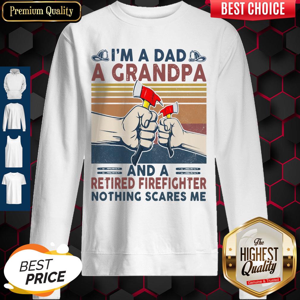 I'm A Dad A Grandpa And A Retired Firefighter Classic T-Shirt - Image 2