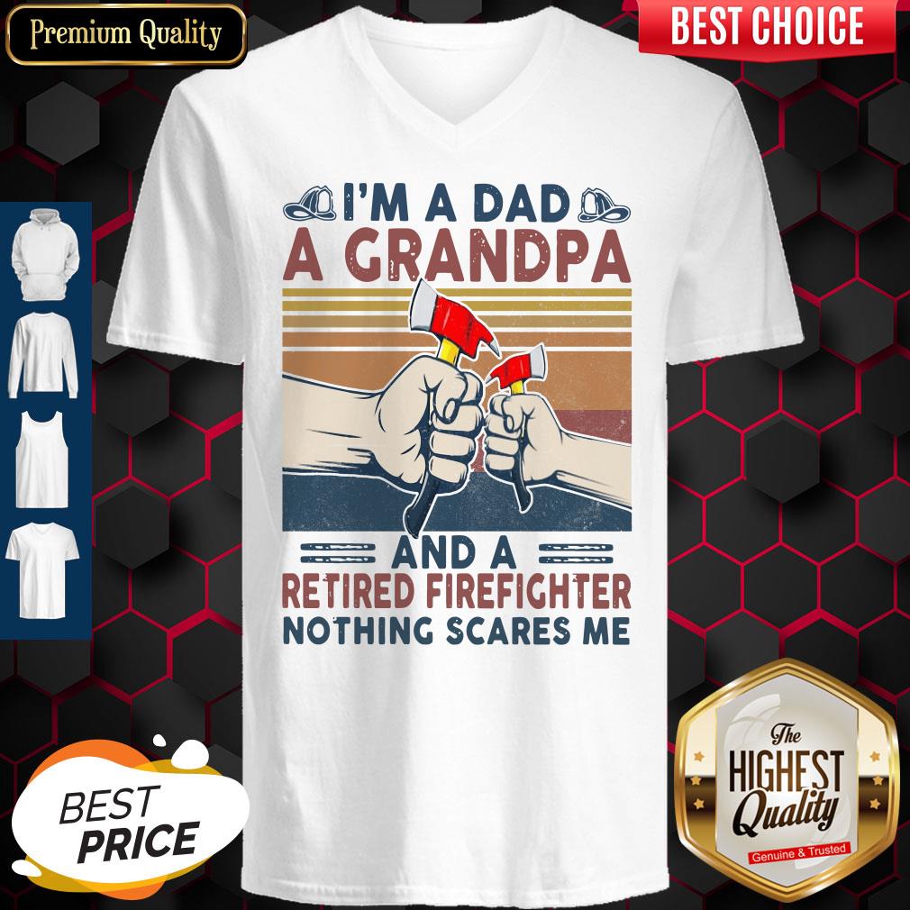 I'm A Dad A Grandpa And A Retired Firefighter Classic T-Shirt - Image 4
