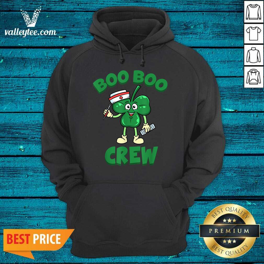 Sweet Lovely St Patricks Day Nurse Boo Boo Crew Green Lucky Gift Shirt - Image 2